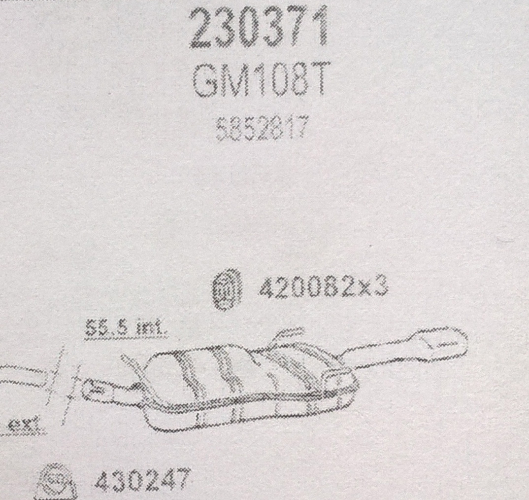 TOBA ESAPAMENT Finala Opel Vectra A,kat 1992-1995