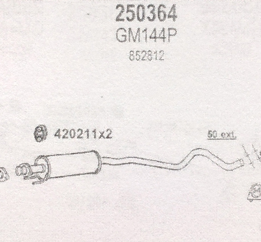 TOBA ESAPAMENT sgm 27 with  50 mm pipes