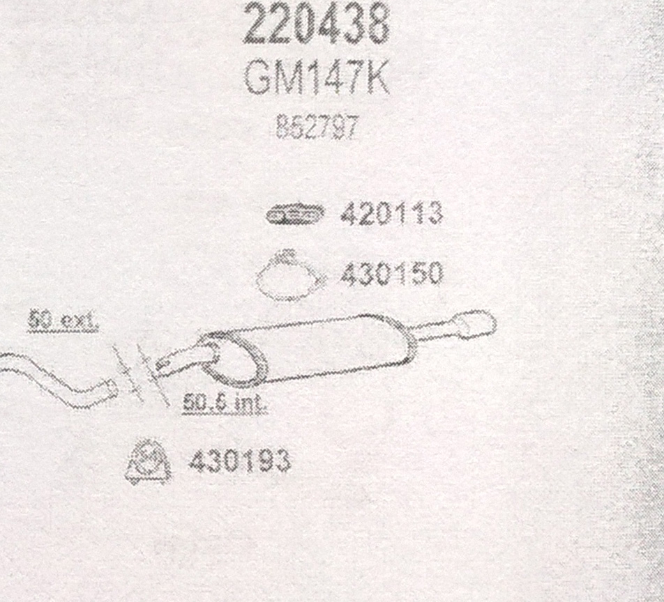 TOBA ESAPAMENT sgm 28 with  50 mm pipes