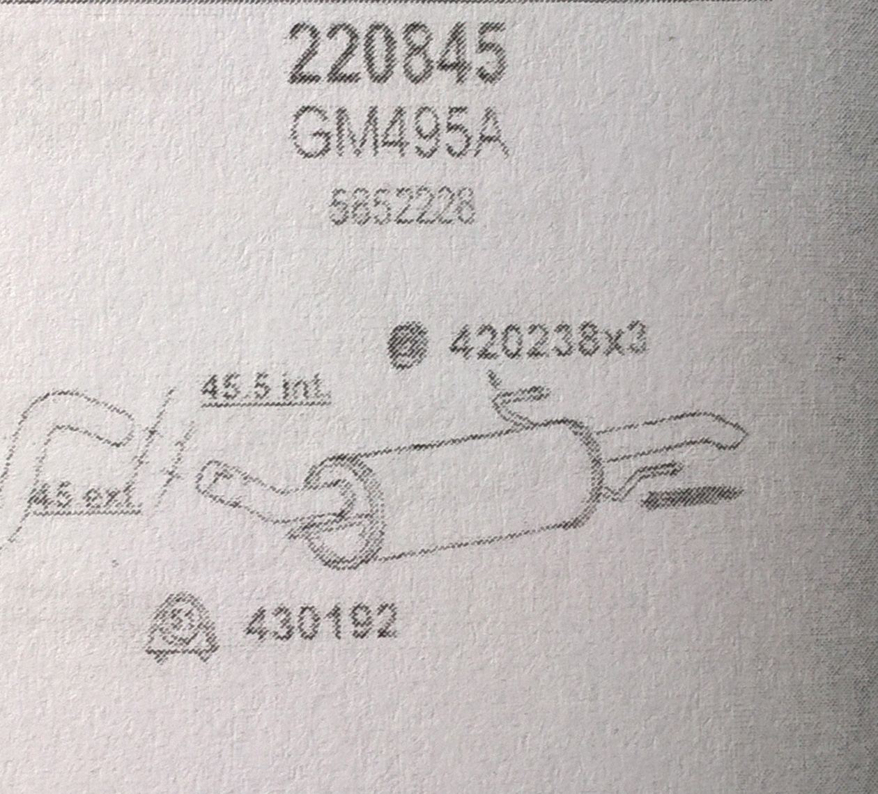 TOBA ESAPAMENT Toba Finala Opel Astra 1.7 CDTI 16V,2003-2005