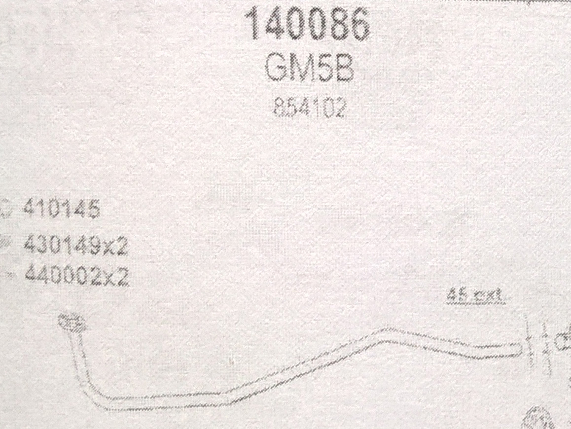 TOBA ESAPAMENT Teava intermediara OPEL CORSA A, Hatch.-Van, 1,0S, 83-92