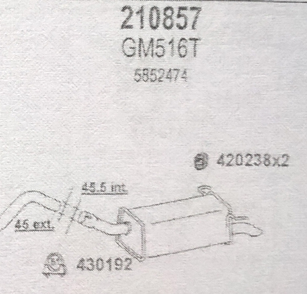 TOBA ESAPAMENT Toba Finala Opel Astra 1.7 CDTI 16V,2004
