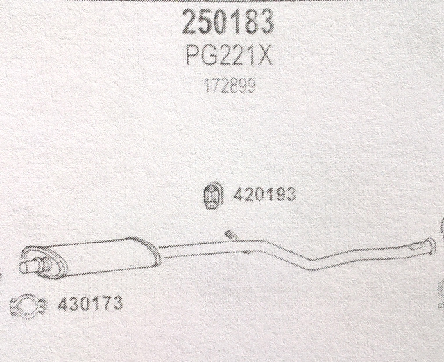 TOBA ESAPAMENT Intermediara PEUGEOT 106, 1,4i, Kat, 91-96