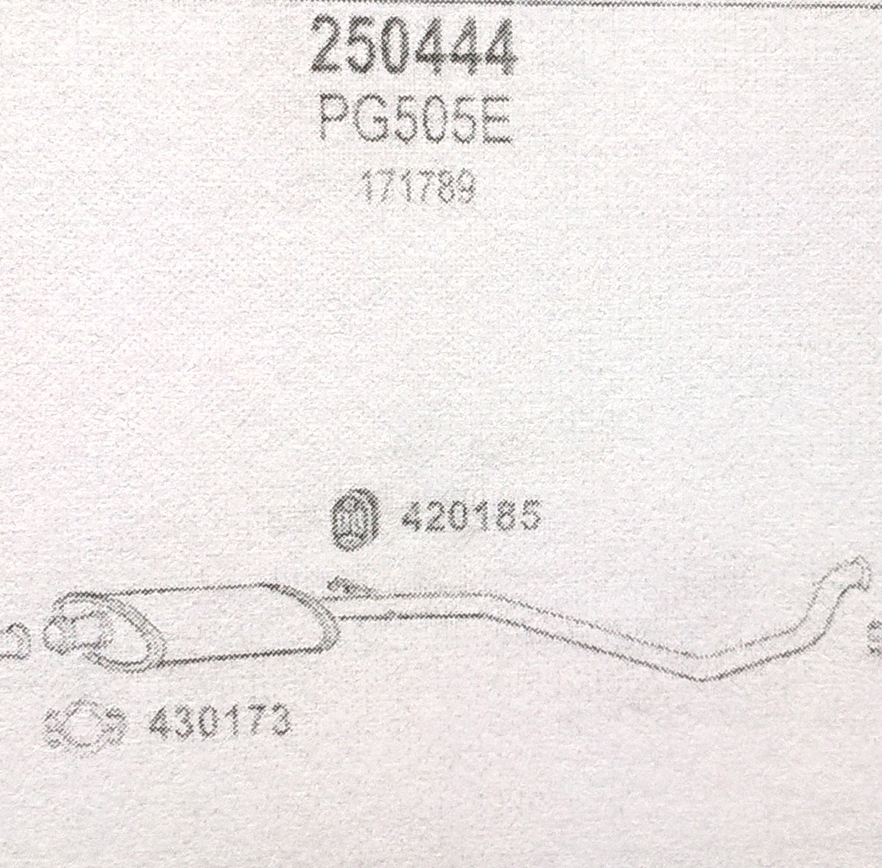TOBA ESAPAMENT Intermediara PEUGEOT 306,1.8,1997-