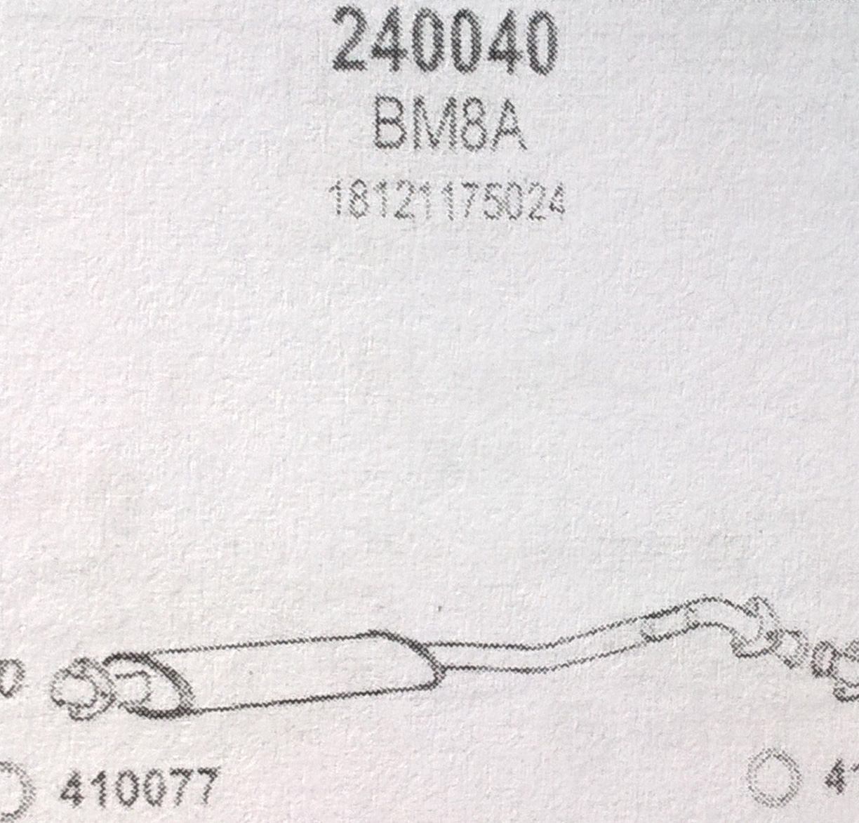 TOBA ESAPAMENT Intermediara BMW 318-320i, E21, 1,8, 2,0, 80-82