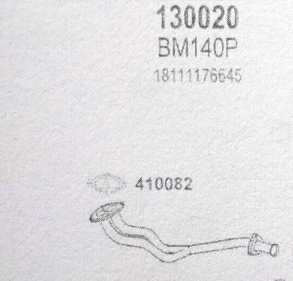 TOBA ESAPAMENT Saxofon BMW 316-318, E30, 1,6, 1,8, 82-87