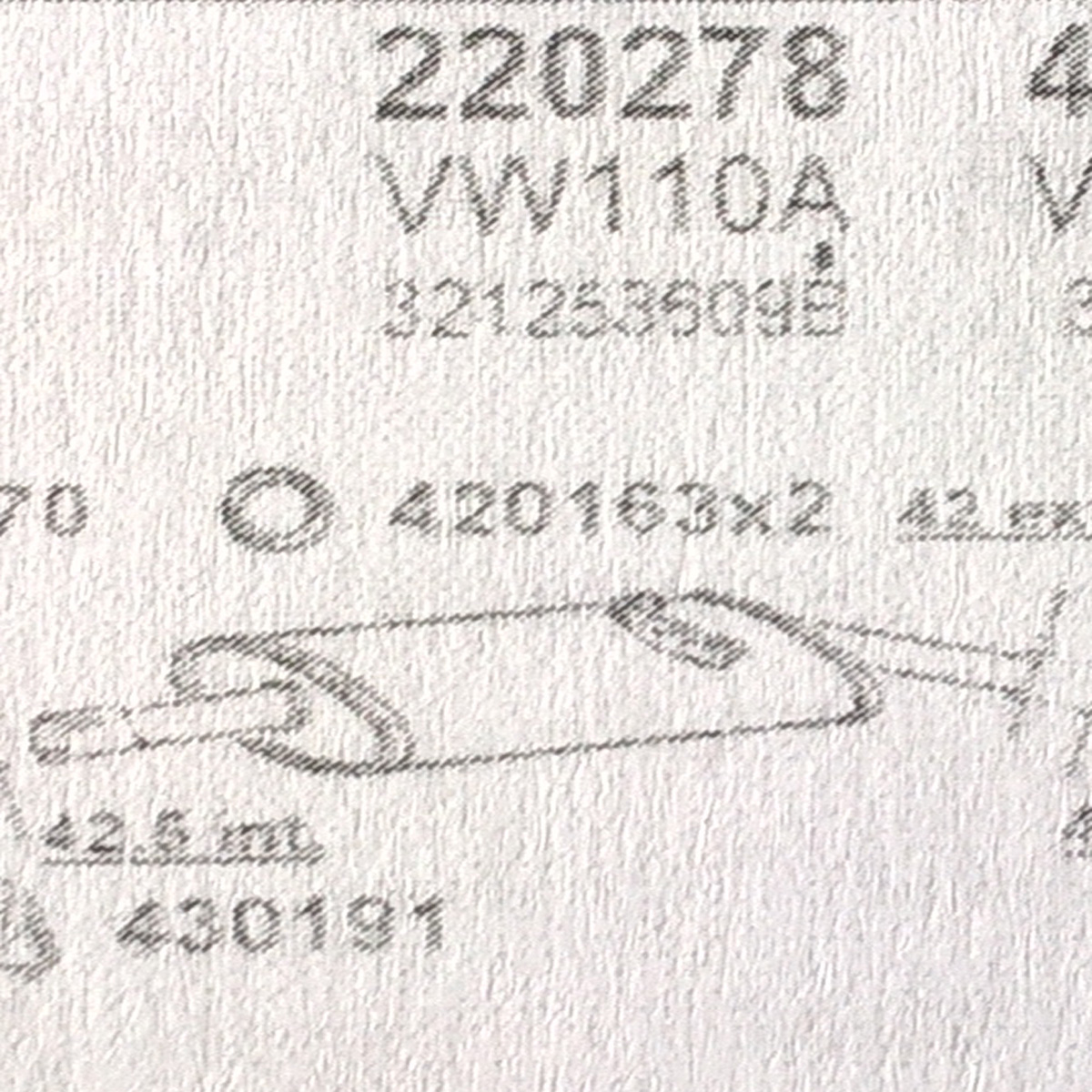 TOBA ESAPAMENT Finala VOLKSWAGEN PASSAT II-SANTANA, 1,3, 80-83
