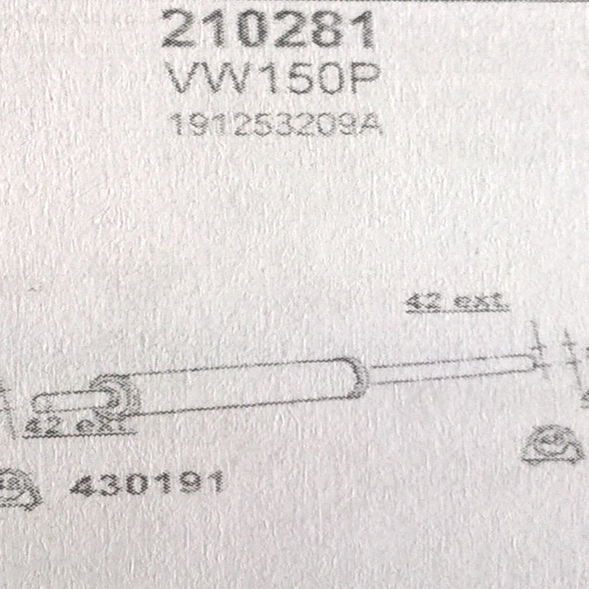 TOBA ESAPAMENT Intermediara VOLKSWAGEN JETTA II, 1,1, 1,3, 83-85