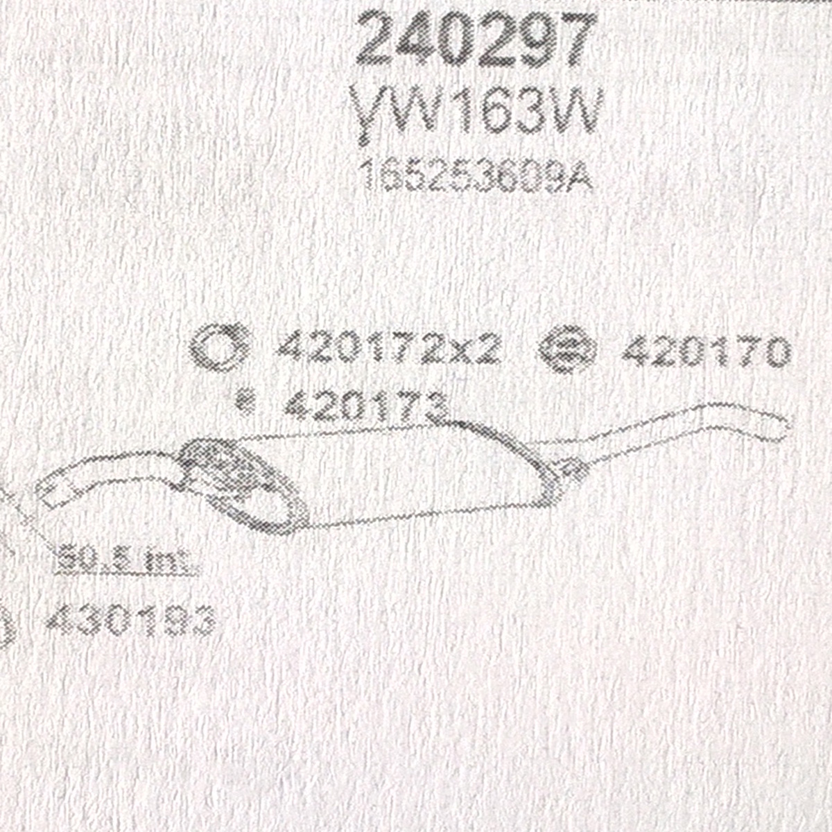 TOBA ESAPAMENT Finala VOLKSWAGEN JETTA II, 1,8i, Kat, 86-87