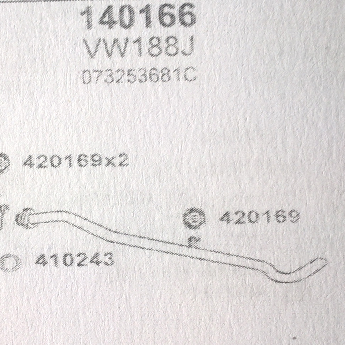 TOBA ESAPAMENT Teava finala VOLKSWAGEN LT 28, 31, 35, 40, 45, 50, 2,4, 2,4 D, 82-92