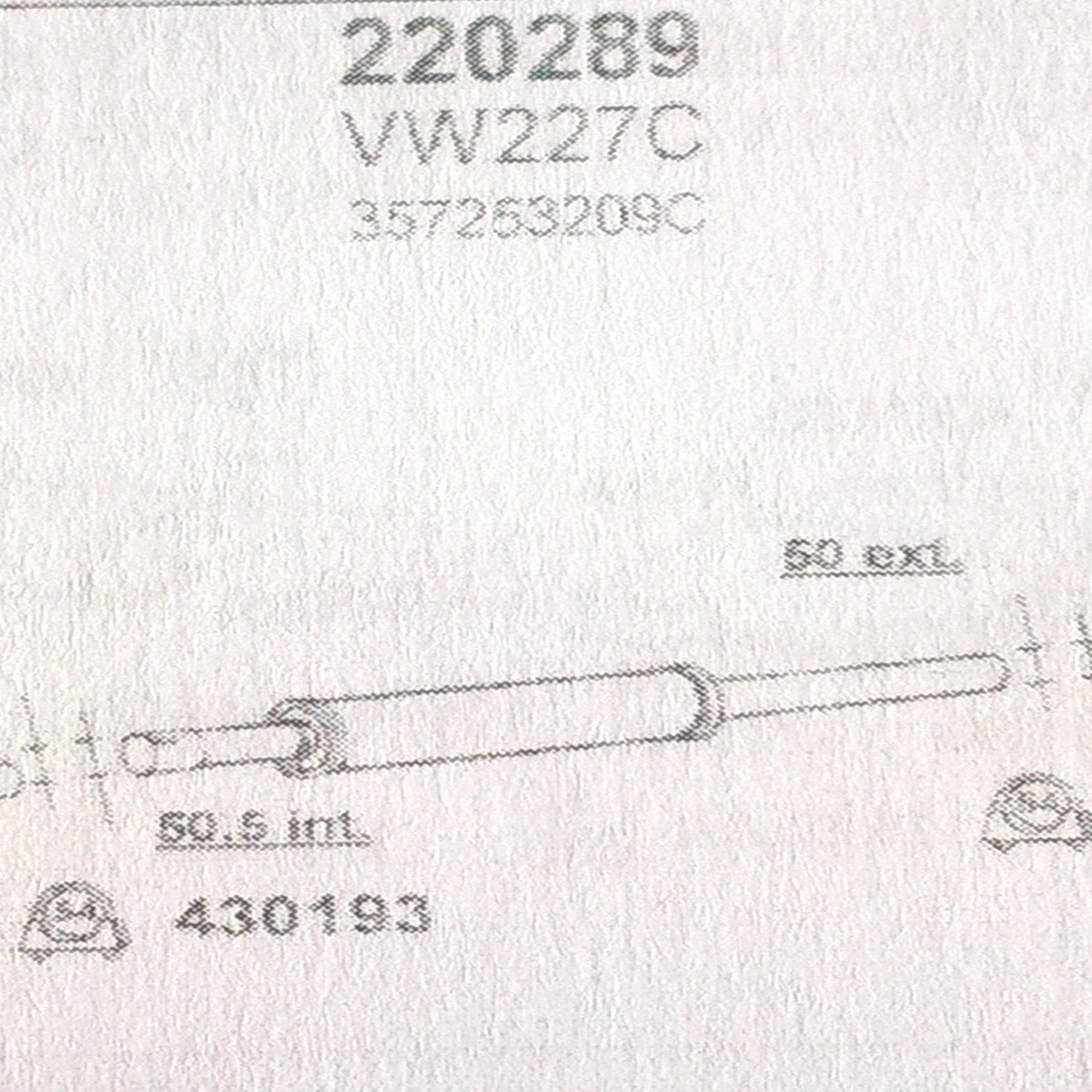 TOBA ESAPAMENT Intermediara VOLKSWAGEN PASSAT III, 1,8, 88-92