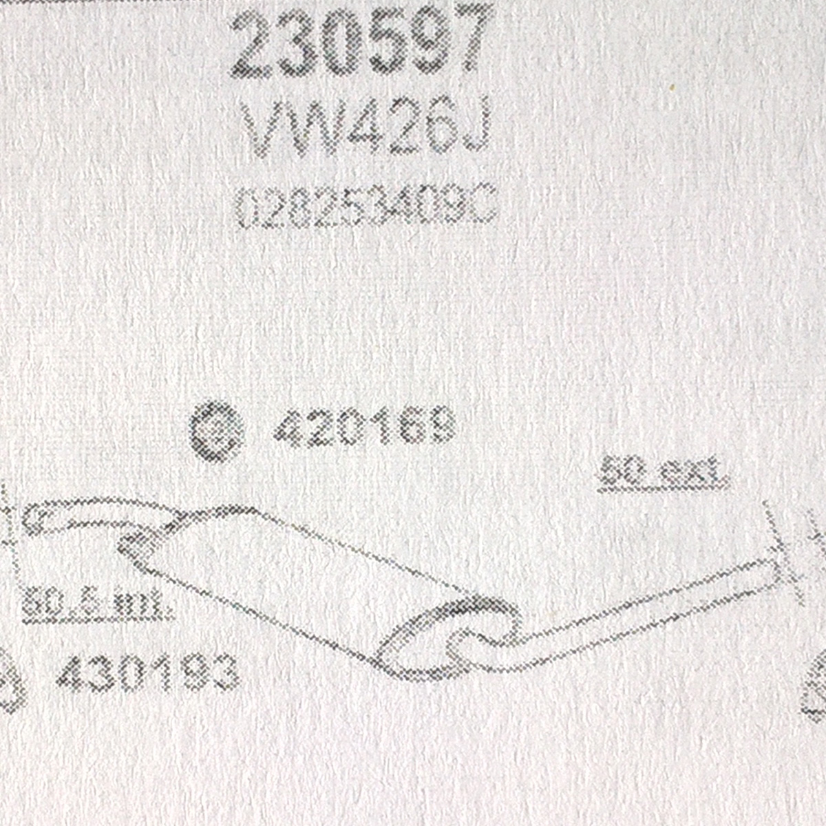 TOBA ESAPAMENT Intermediara VOLKSWAGEN TRANSPORTER T4, 1,9 D, SWB, 90-94