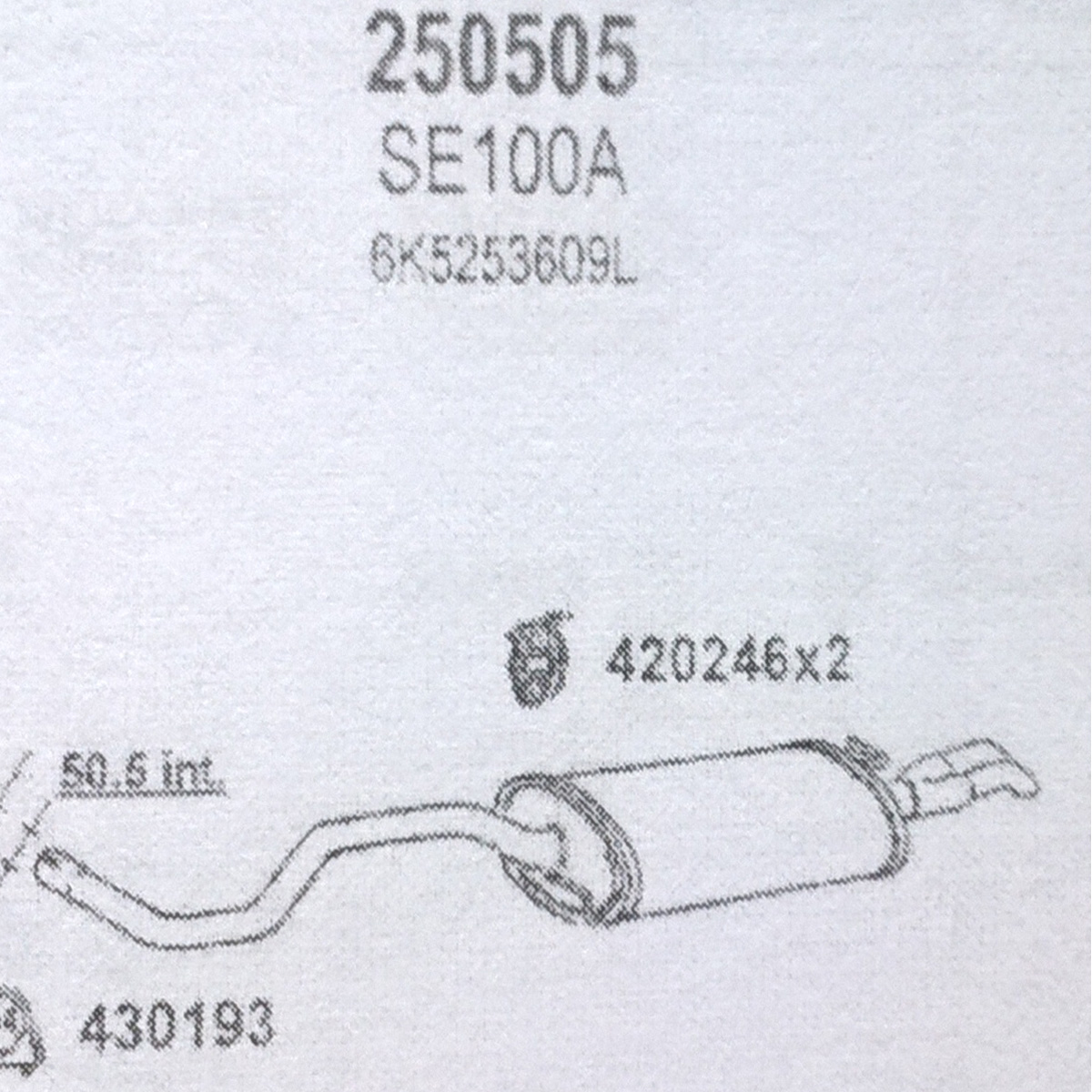 TOBA ESAPAMENT FINALA VW, POLO, 1.9SDi KAT, 2000