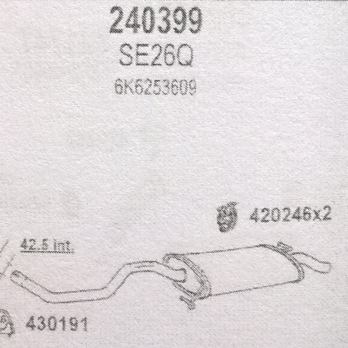 TOBA ESAPAMENT Finala SEAT IBIZA, 1,0, CL, 93-