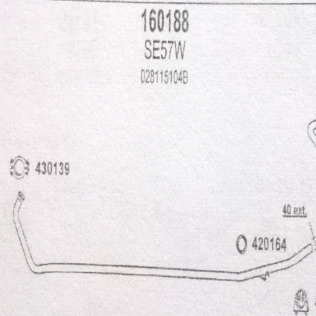TOBA ESAPAMENT Intermediara SEAT TOLEDO, 1,8i, 91-92