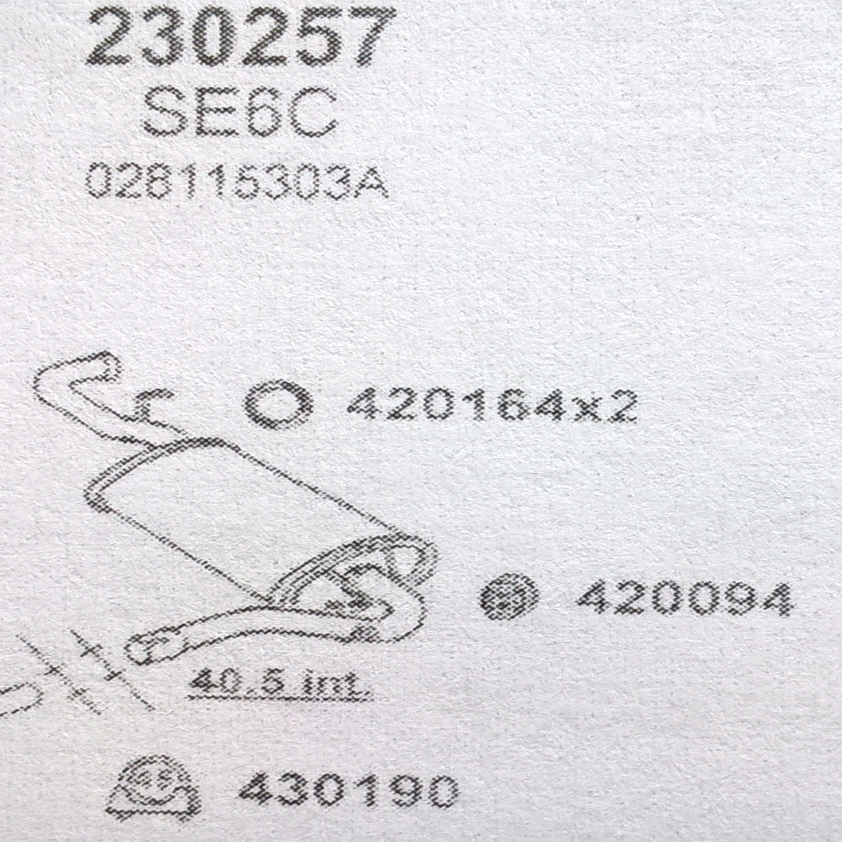 TOBA ESAPAMENT SEAT MARBELLA KAT 903cc 92