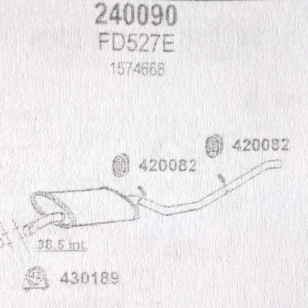 TOBA ESAPAMENT Finala FORD FIESTA,Ghia, Hatch., 1,0, 1,1, 76-83