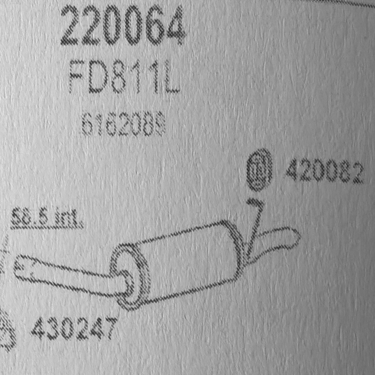TOBA ESAPAMENT Finala FORD SCORPIO 2,8i, Hatch., 85-87
