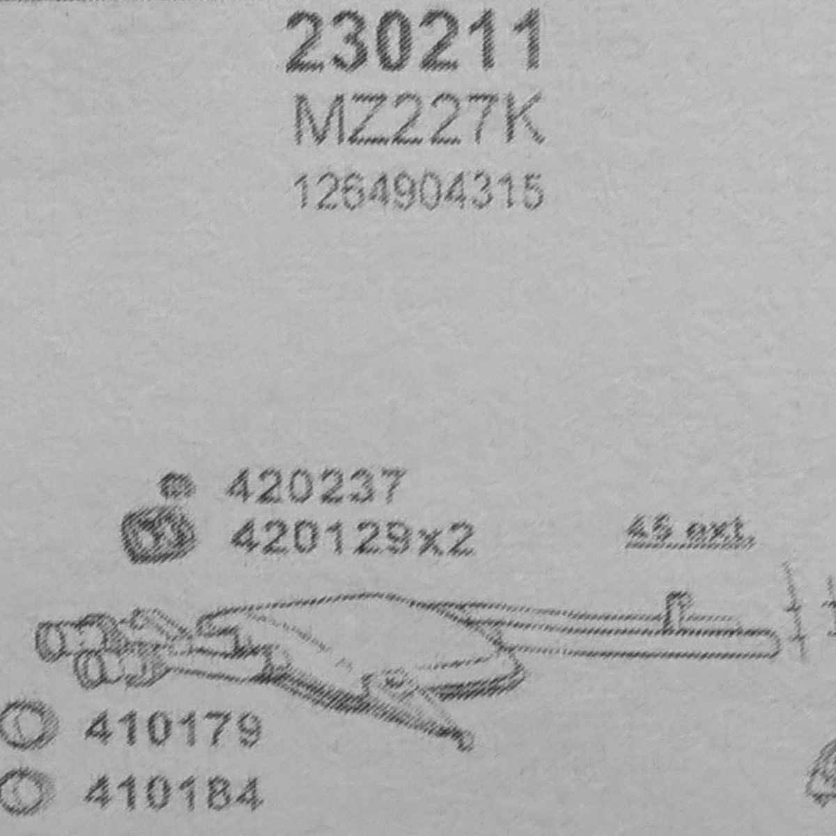 TOBA ESAPAMENT INTERMEDIARA MERCEDES 300SE 3.0 1985-1990
