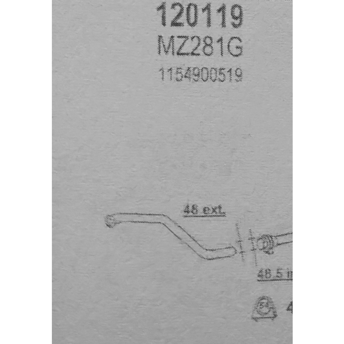 TOBA ESAPAMENT SAXOFON MERCEDES 200D 68-75