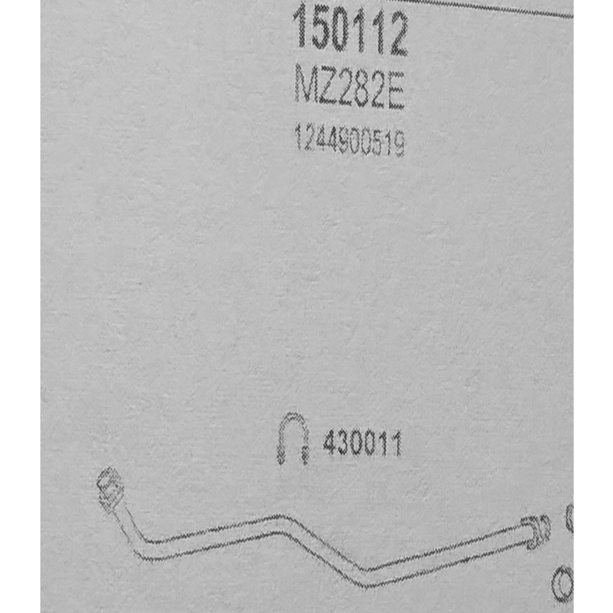 TOBA ESAPAMENT Saxofon MERCEDES E200, 2,0 D, 93-95