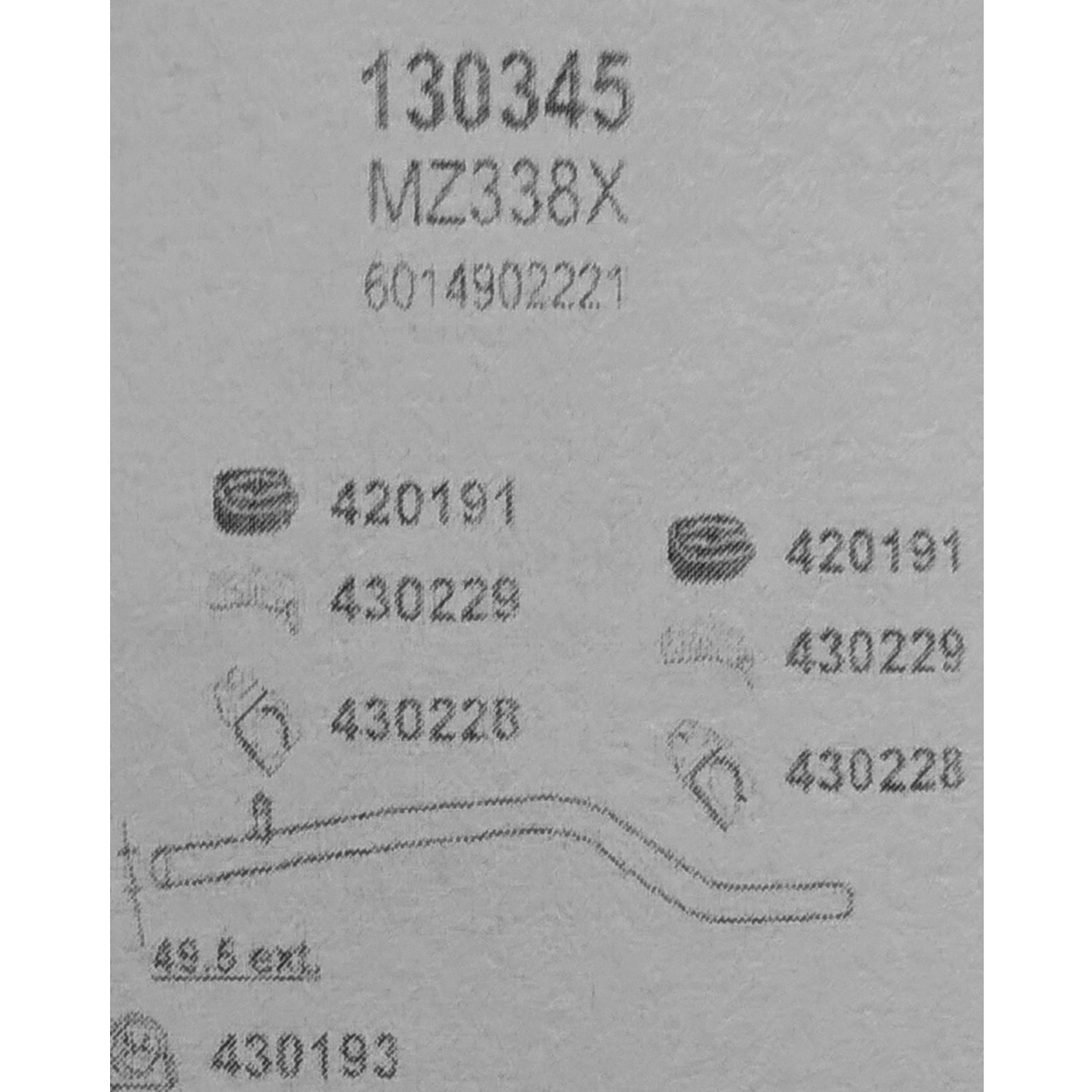 TOBA ESAPAMENT Teava finala pt Mercedes 208D 1989->