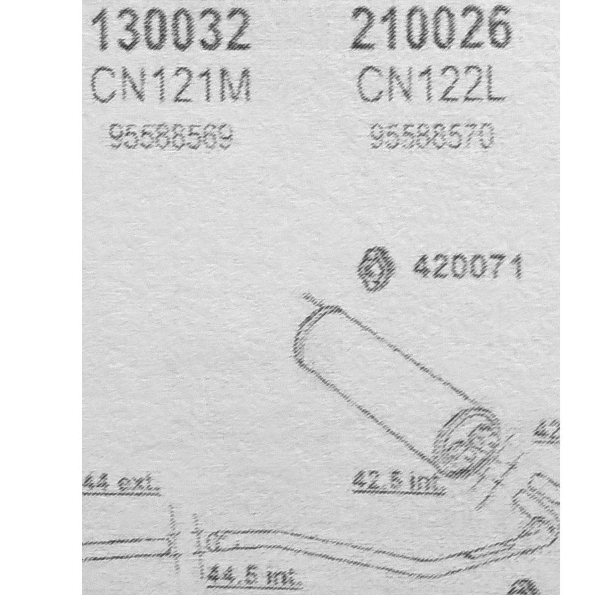 TOBA ESAPAMENT Toba intermediara CITROEN BX 11, 1,4, 86-90