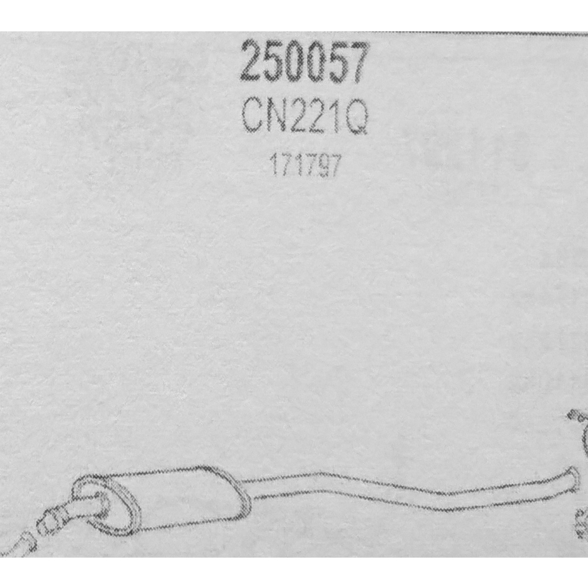 TOBA ESAPAMENT Intermediara CITROEN ZX, 1,1i, Kat, 91-