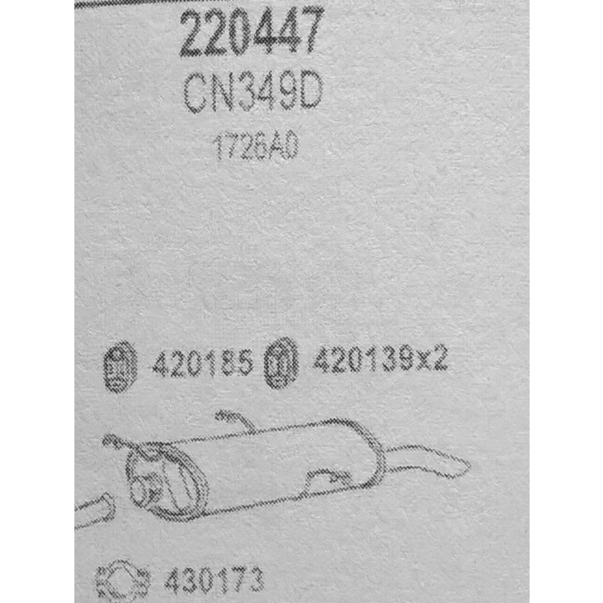 TOBA ESAPAMENT Finala CITROEN ZX 1,4i, Kat, 94-