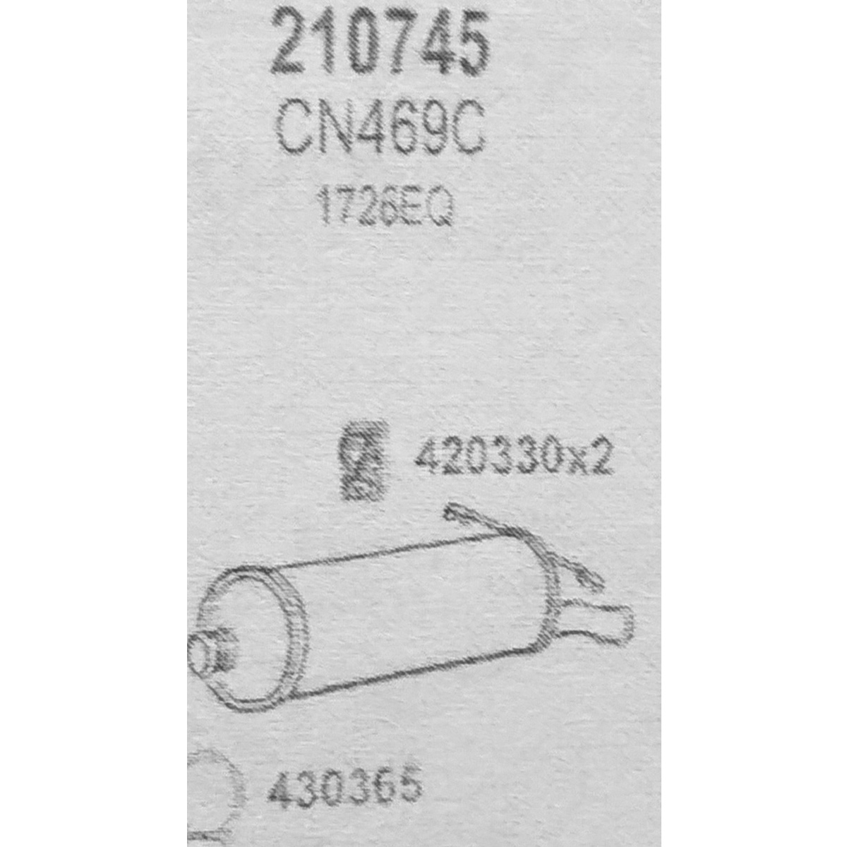 TOBA ESAPAMENT Finala CITROEN XSARA PICASSO,1,8i,kat,16V,2000->