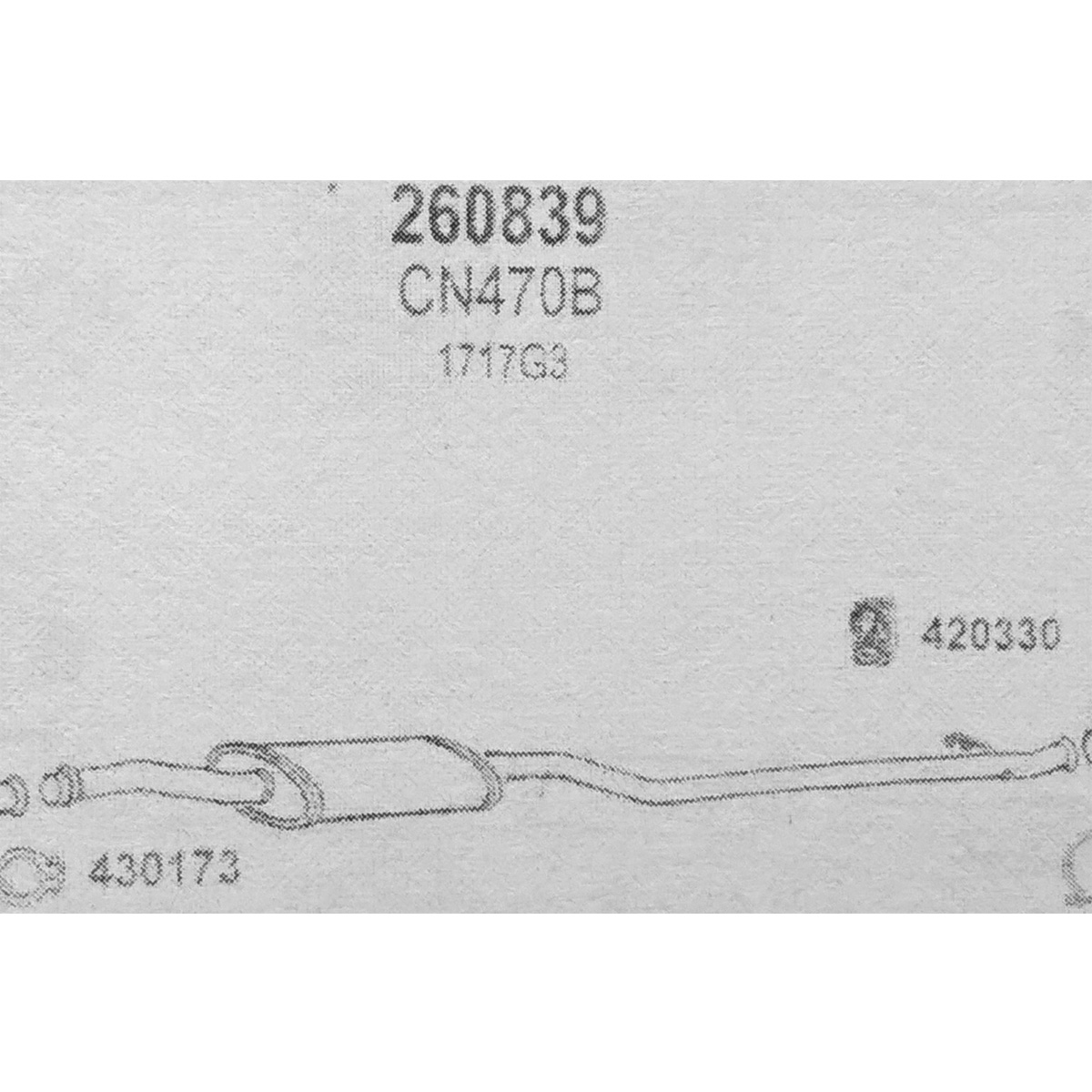 TOBA ESAPAMENT Intermediara CITROEN XSARA PICASSO, MPV, 1,8, 99-