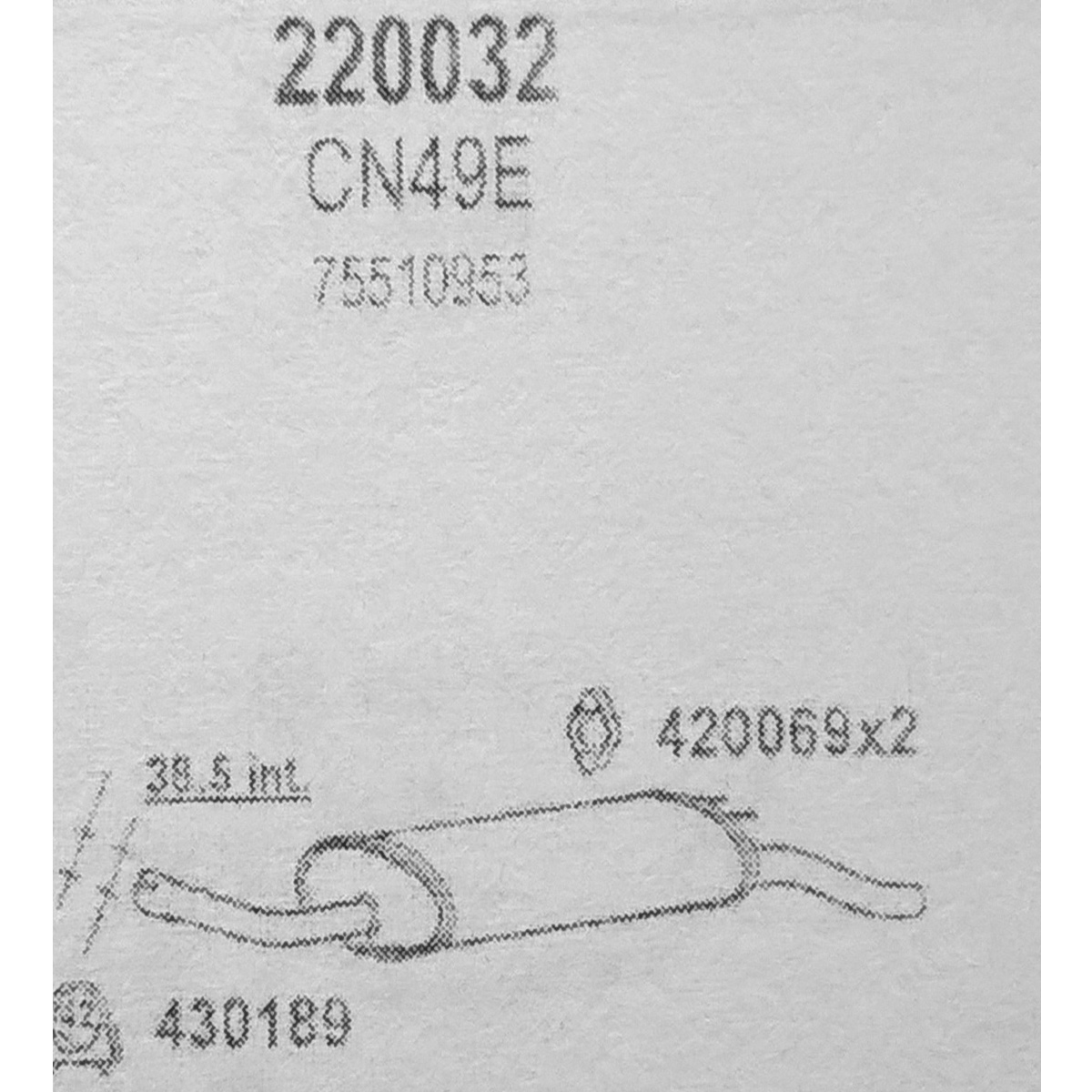 TOBA ESAPAMENT Finala CITROEN VISA, Club, Special, Hatch., 0,6, 78-88