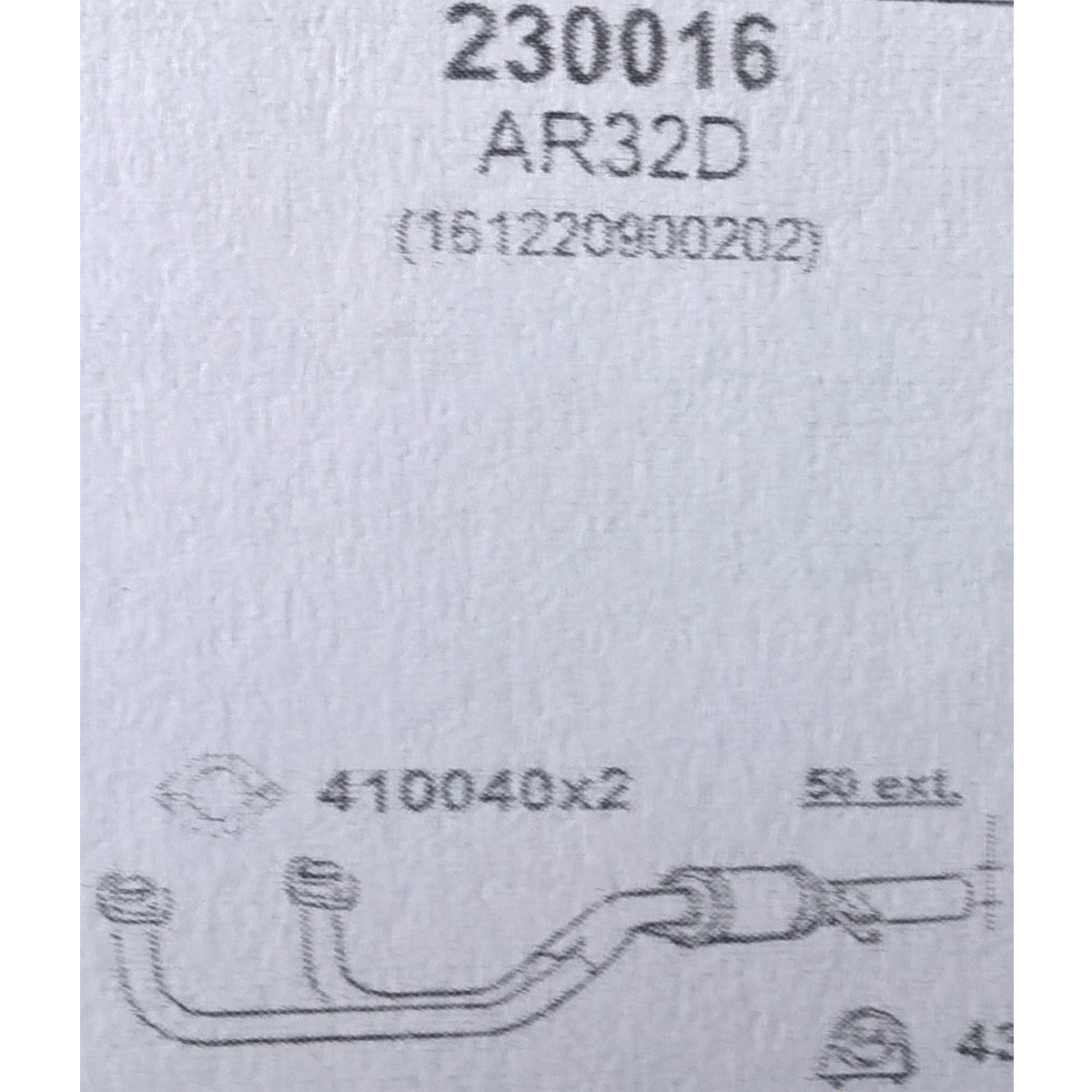TOBA ESAPAMENT Intermediara ALFA ROMEO ALFA 33, 1,3, 1,5, 84-85