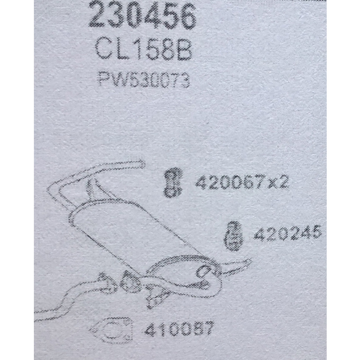 TOBA ESAPAMENT Finala MITSUBISHI COLT, 1,6I, Kat, 92-