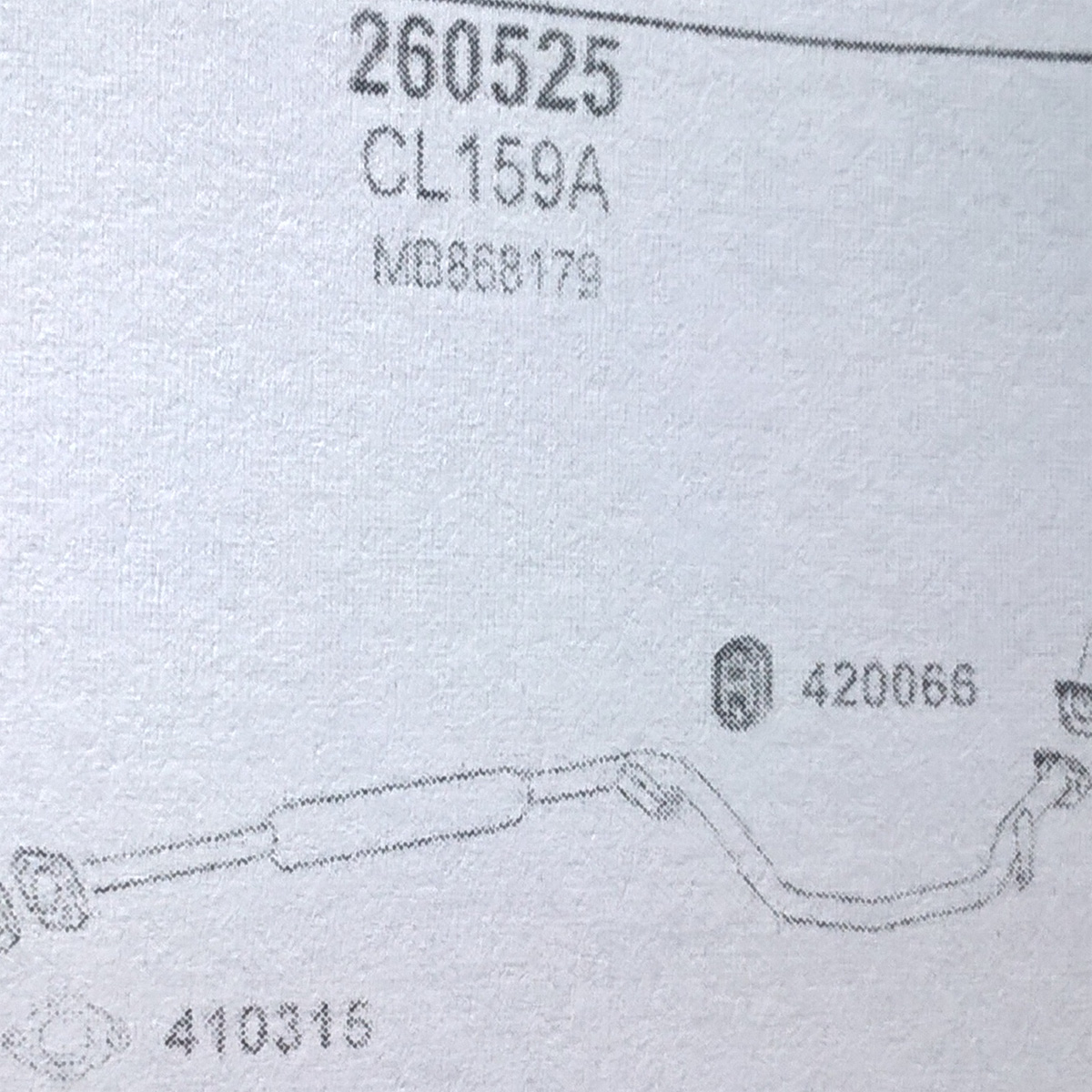 TOBA ESAPAMENT Teava intermediara MITSUBISHI GALANT, 2,0I, Hatch, 92-97