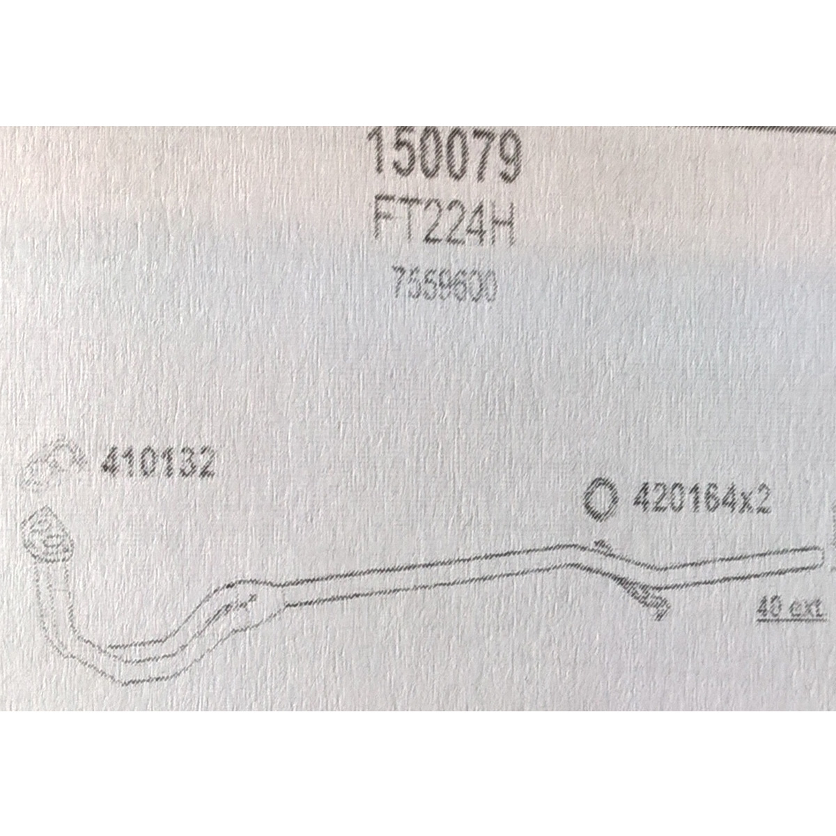 TOBA ESAPAMENT Saxofon FIAT UNO 45, 1,0, 85-92
