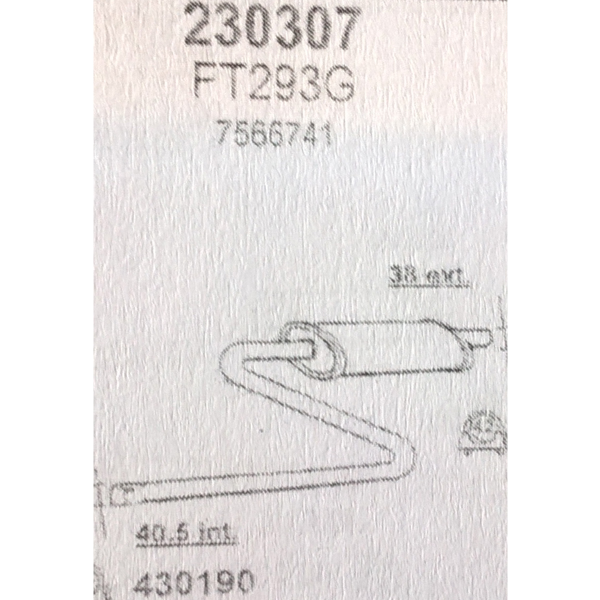 TOBA ESAPAMENT Intermediara FIAT DUNA, 1,7 D, 87-91