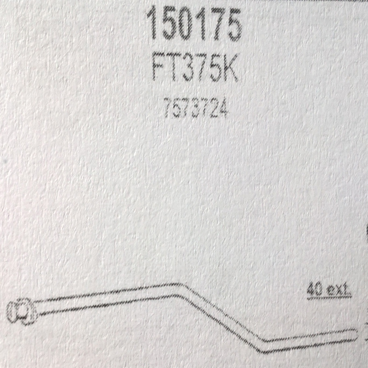 TOBA ESAPAMENT Teava intermediara FIAT PANDA D, 1,3, 86-91