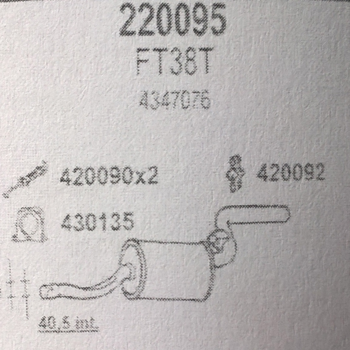 TOBA ESAPAMENT Finala FIAT 127, 900, 71-82