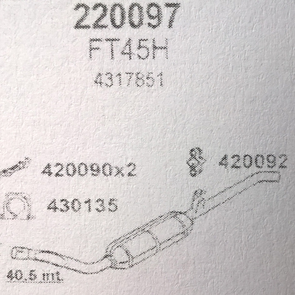 TOBA ESAPAMENT Finala FIAT 128, 68-82